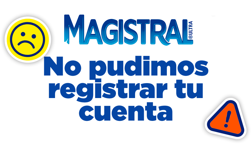 No pudimos registrar tu cuenta