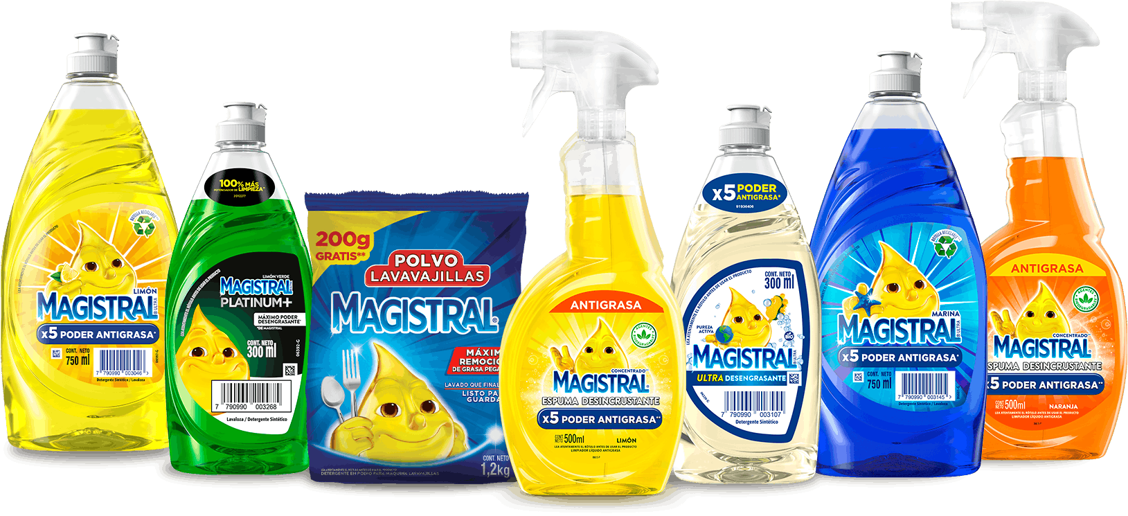 Productos participantes Magistral